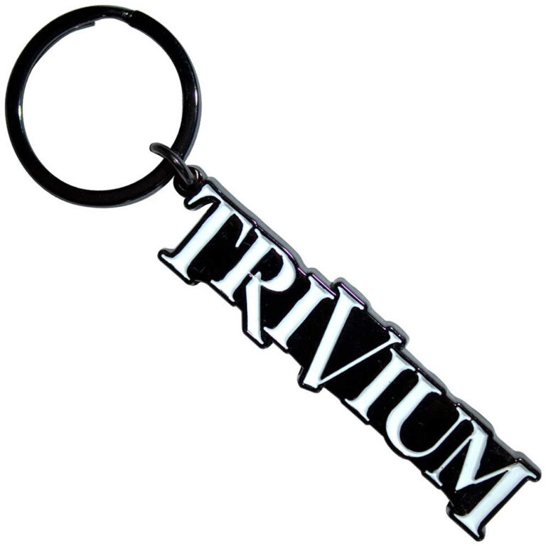 Trivium Logo Black Keychain