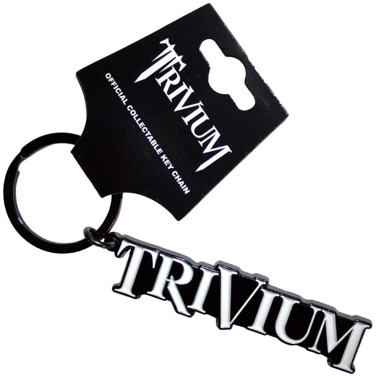 Trivium Logo Black Keychain