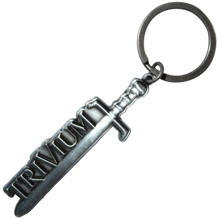 Trivium Silver Sword Keychain