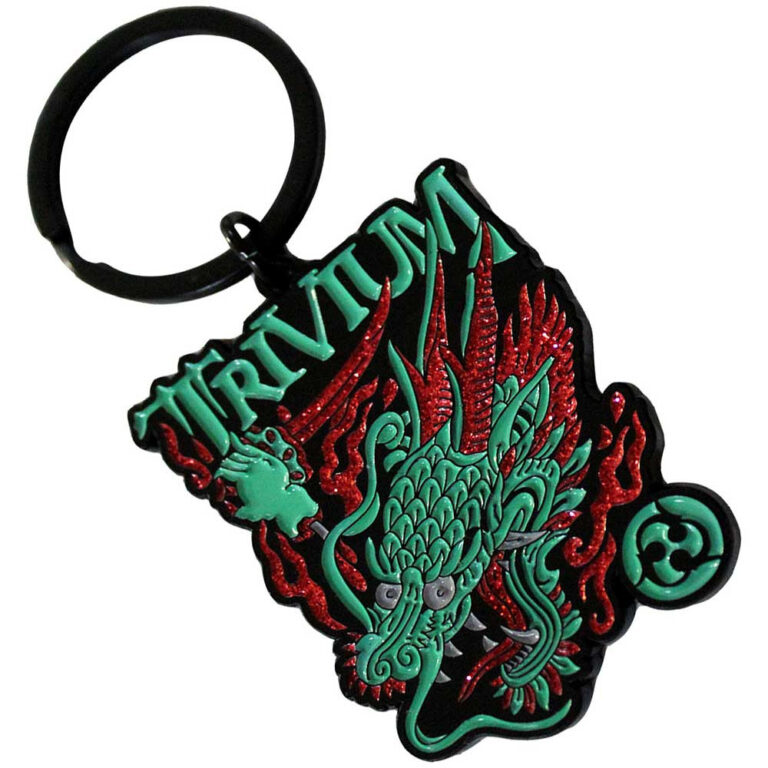 Trivium Deadmen Dragon Head Keychain