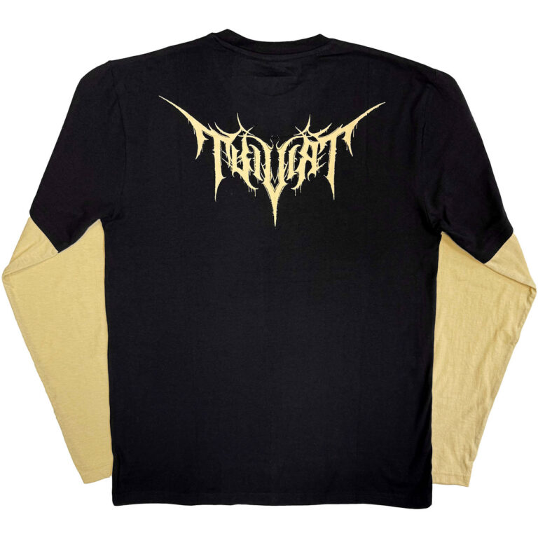 Trivium Unisex Layered Long Sleeve T-Shirt: Red Demon Black & Sand Back Print T-Shirt