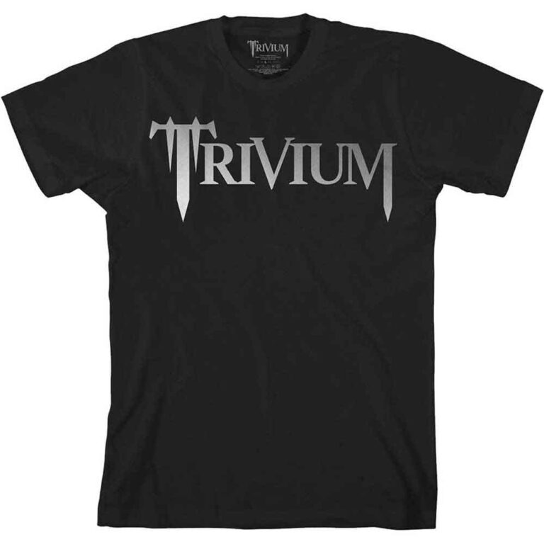 Trivium Classic Logo Metallic Print T-Shirt