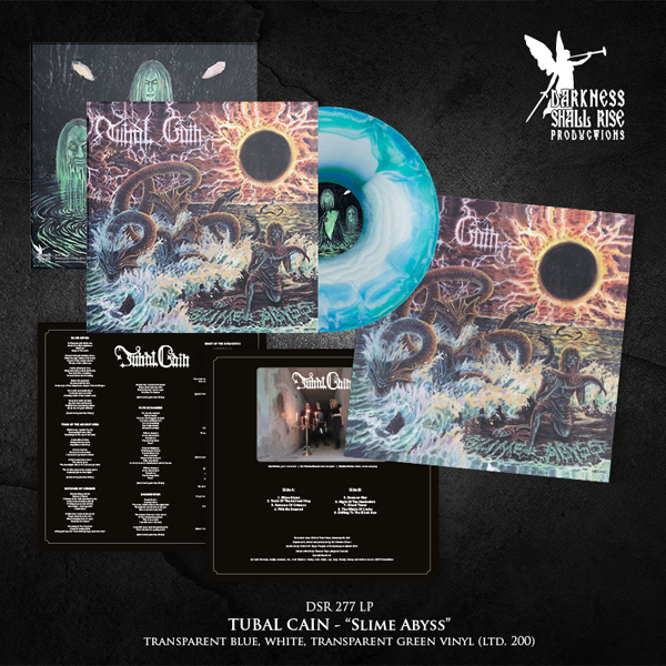 TUBAL CAIN – SLIME ABYSS (BLUE/WHITE/GREEN VINYL) Vinyl LP