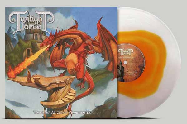 Twilight Force – TALES OF ANCIENT PROPHECIES (TRANSPARANT VINYL WITH ORANGE FIREBALL) Vinyl LP