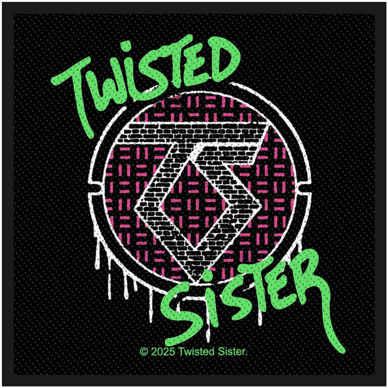 Twisted Sister Standard Spray Logo Woven Patch