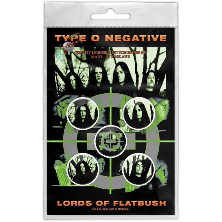 Type O Negative Lords Of Flatbush Badge Pack