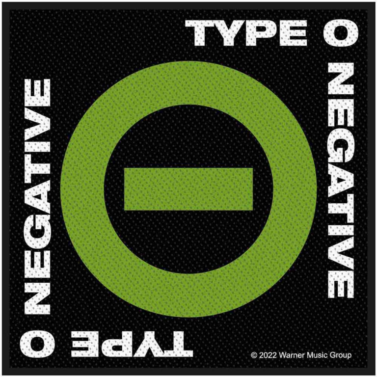 Type O Negative Negative Symbol Patch