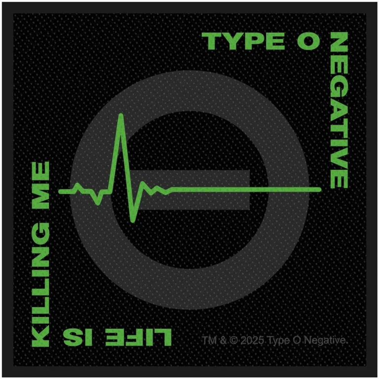 Type O Negative Life Is Killing Me Patch