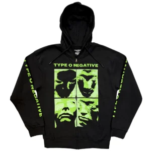 Type O Negative Faces Zip Hoodie