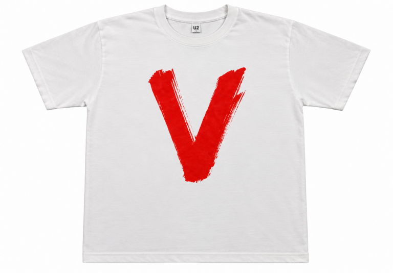U2 U2 Vertigo Tour 2005 Red V T-Shirt