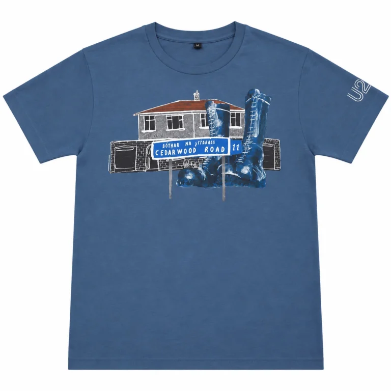 U2 Cedar Wood Road (Denim Blue) T-Shirt