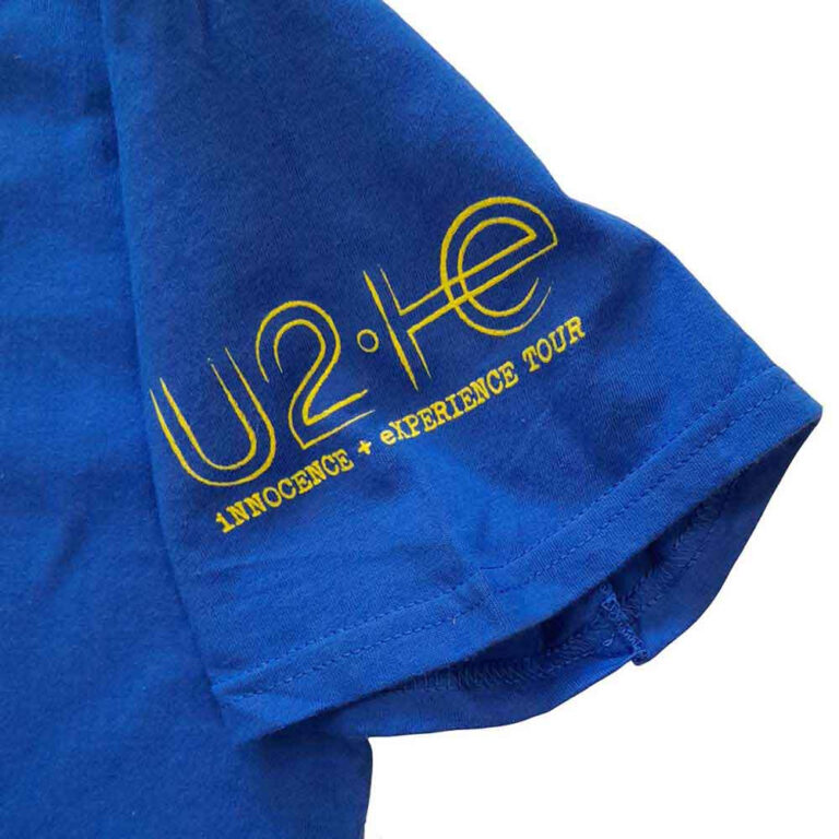 U2 Stardes (Blue) (Ex-Tour & Sleeve Print) T-Shirt