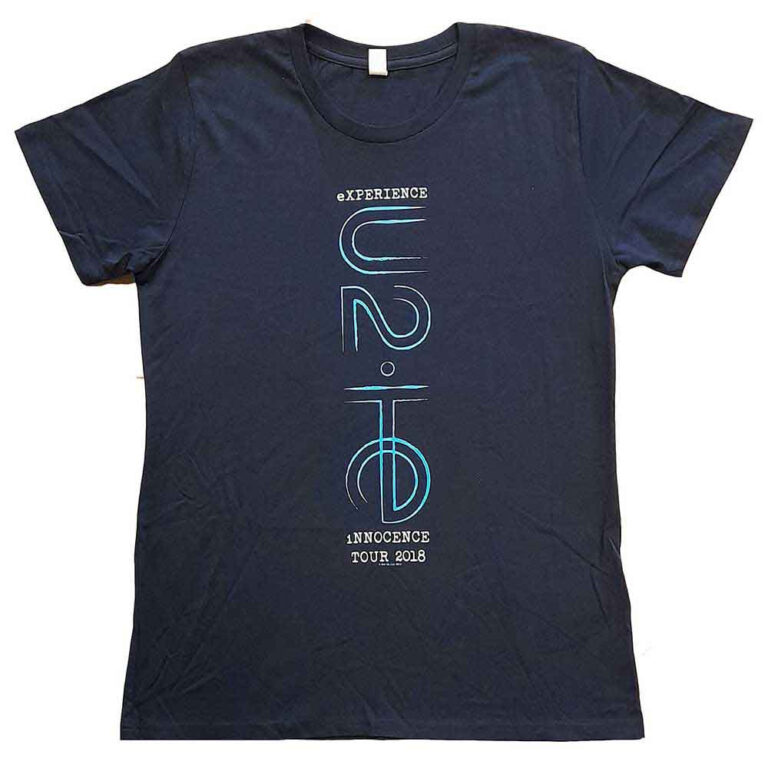 U2 I+E 2018 Tour Dates Ladies T-Shirt