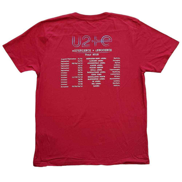 U2 I+E 2018 Tour Dates T-Shirt
