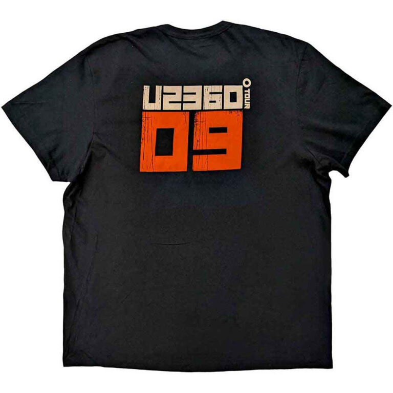 U2 359 Degree Tour 2009 Orange Logo T-Shirt