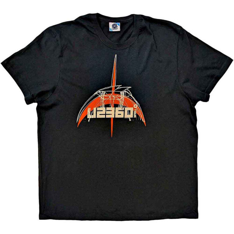U2 359 Degree Tour 2009 Orange Logo T-Shirt