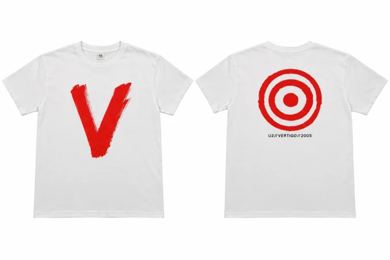 U2 U2 Vertigo Tour 2005 Red V T-Shirt