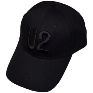 U2 Logo Black Baseball Cap