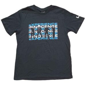 U2 Repeat Logo Black Back Print & Ex-Tour T-Shirt