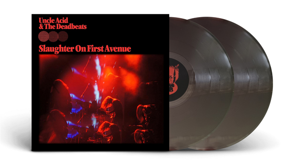 Uncle Acid & The Deadbeats – SLAUGHTER ON FIRST AVENUE (TRANSPARENT BLACK VINYL) Vinyl Double Album