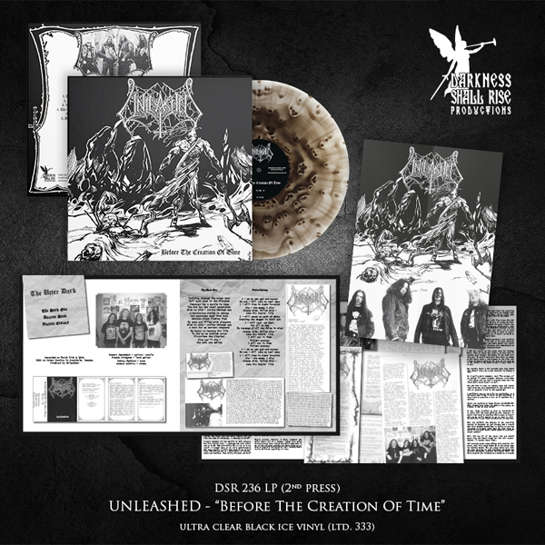 Unleashed – BEFORE THE CREATION OF TIME (ULTRA CLEAR BLACK ICE VINYL) Vinyl LP