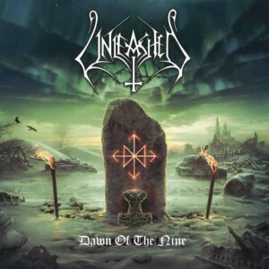 Unleashed - DAWN OF THE NINE (GREEN W/ PURPLE & BLACK SPLATTER) Vinyl LP