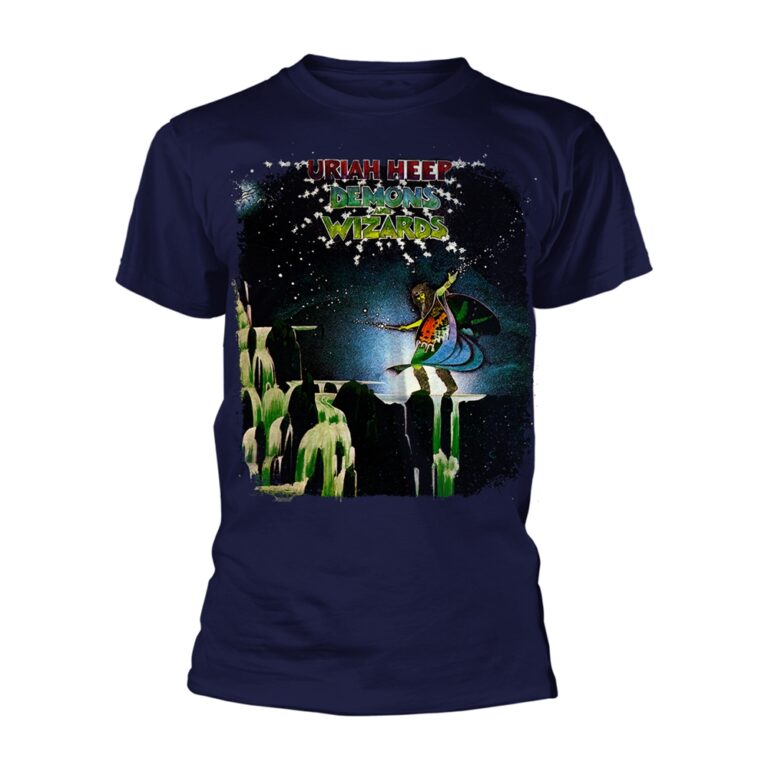 Uriah Heep – Demons And Wizards (navy) T-Shirt