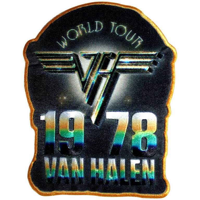 Van Halen World Tour 1978 Patch