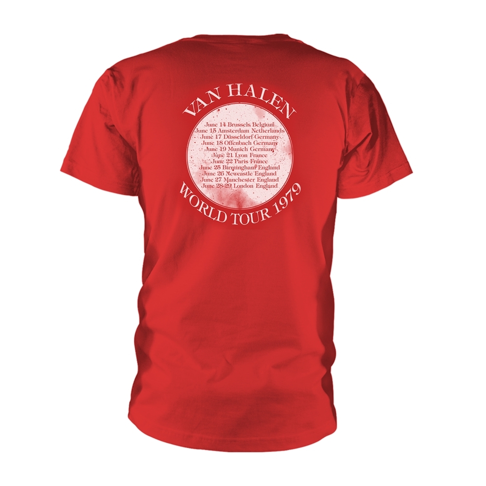Van Halen – 1979 Tour Front / Back Print T-Shirt