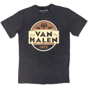 Van Halen Speed Shop Charcoal Grey T-Shirt