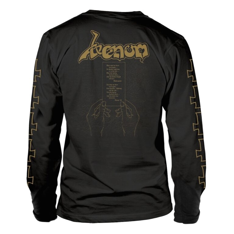 Venom – At War With Satan (gold) Long Sleeved T-Shirt