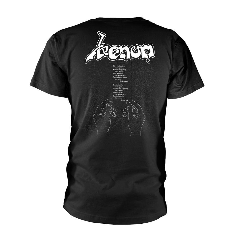 Venom – At War With Satan (white) Front / Back Print T-Shirt