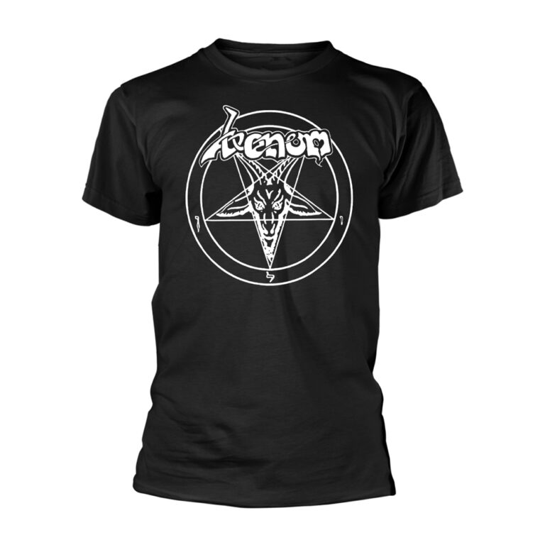 Venom – Baphomet Pentagram (white) T-Shirt