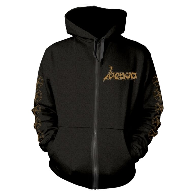 Venom – Logo (gold) Zip Hoodie