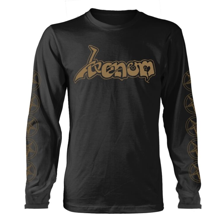 Venom – Logo (gold) Long Sleeved T-Shirt