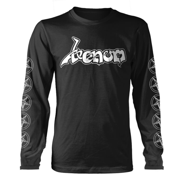 Venom – Logo (white) Long Sleeved T-Shirt