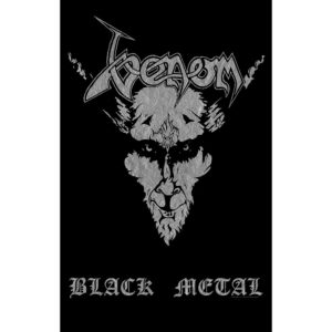 Venom Black Metal 1 Textile Poster