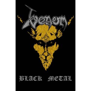 Venom Black Metal 2 Textile Poster