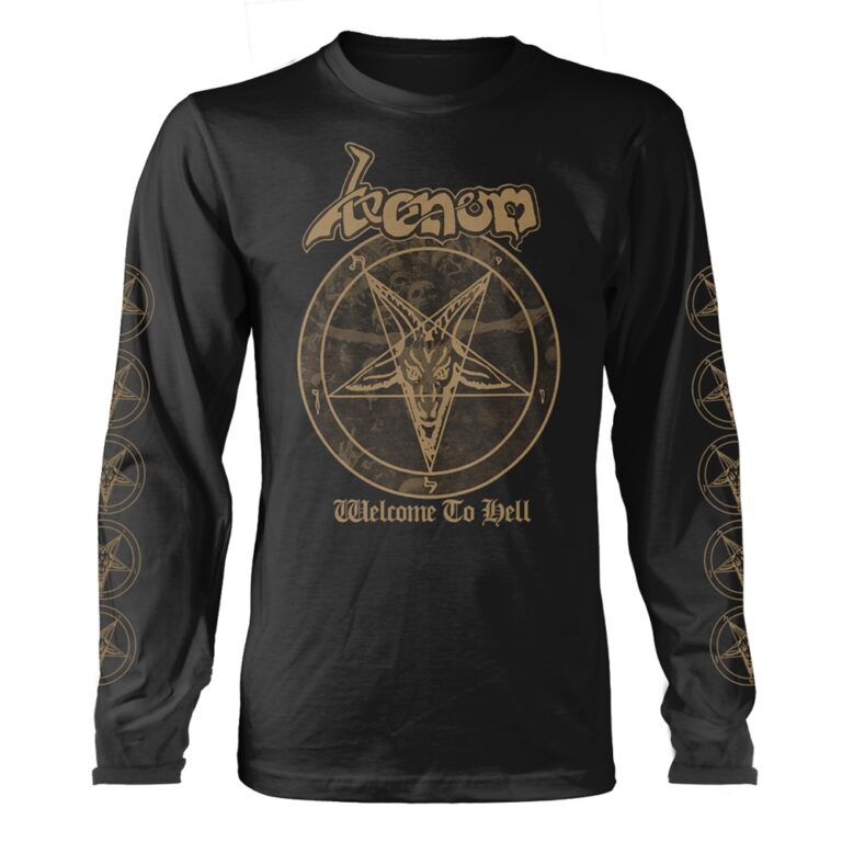 Venom – Welcome To Hell (gold) Long Sleeved T-Shirt