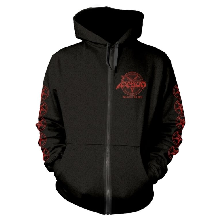 Venom – Welcome To Hell (red) Zip Hoodie