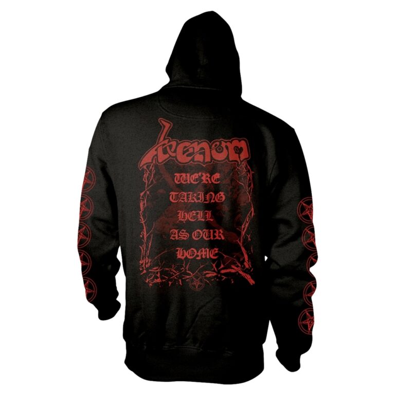 Venom – Welcome To Hell (red) Zip Hoodie