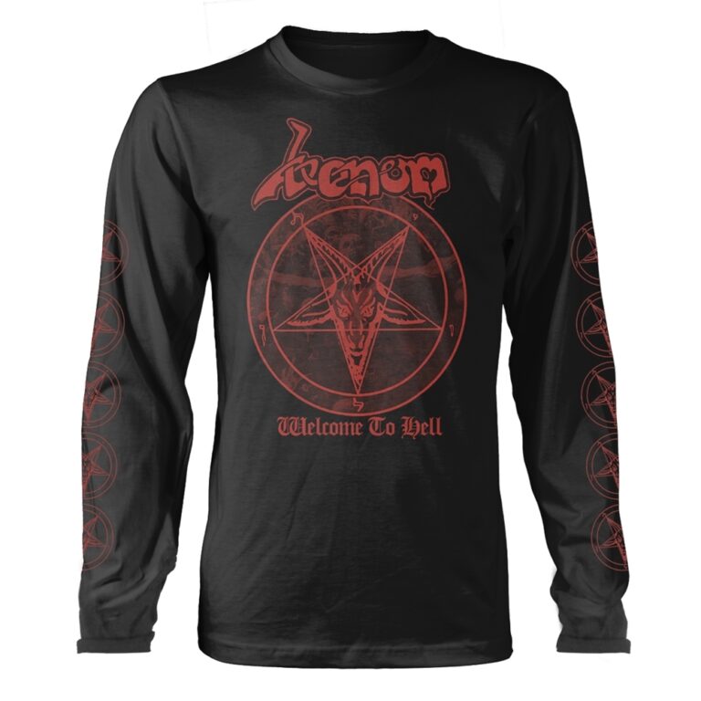 Venom – Welcome To Hell (red) Long Sleeved T-Shirt