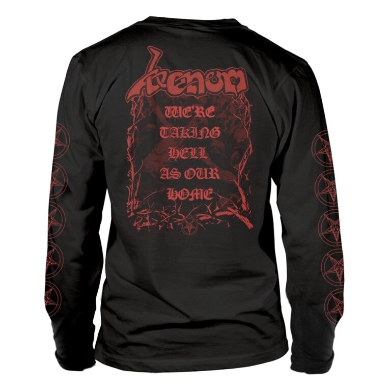Venom – Welcome To Hell (red) Long Sleeved T-Shirt