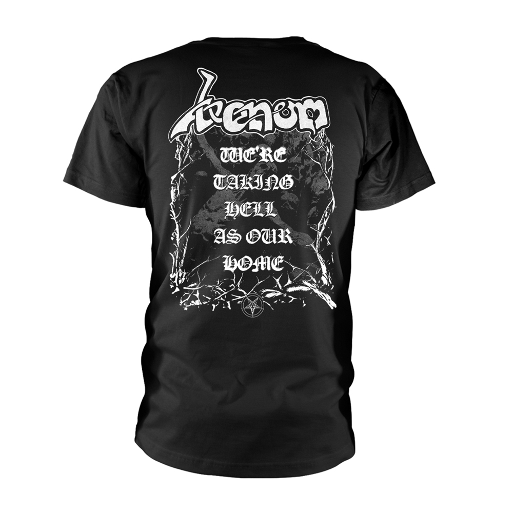 Venom – Welcome To Hell (white) Front / Back Print T-Shirt