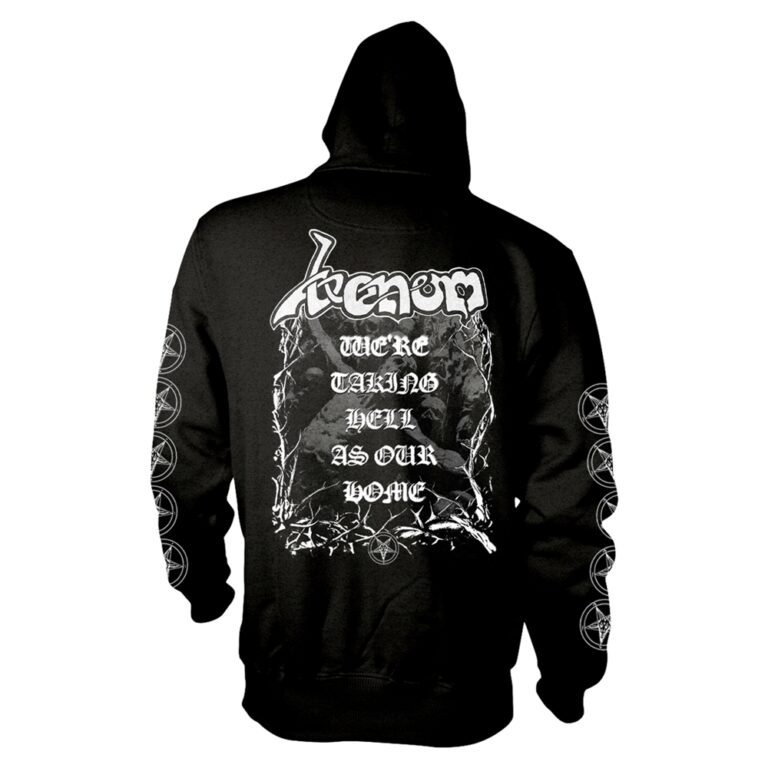 Venom – Welcome To Hell (white) Zip Hoodie