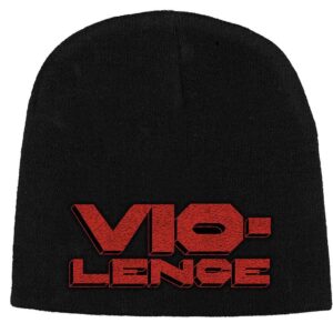 Vio-Lence Unisex Logo Black Beanie Hat