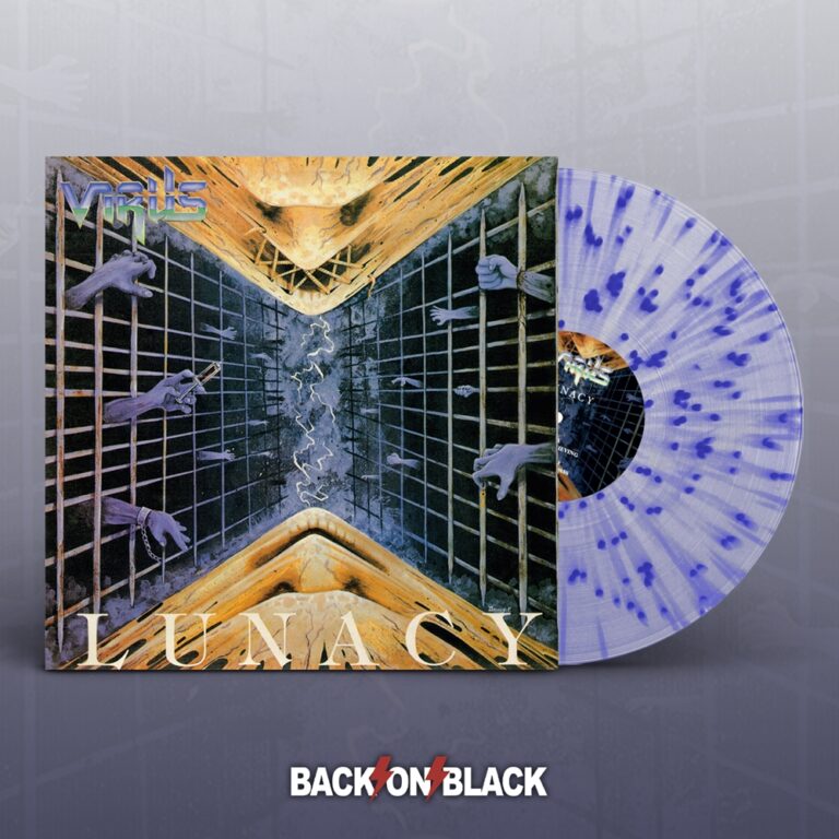 Virus – LUNACY (CLEAR W/ BLUE SPLATTER VINYL) Vinyl LP