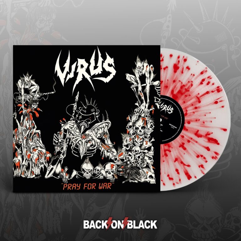 Virus – PRAY FOR WAR (WHITE W/ RED SPLATTER VINYL) Vinyl LP