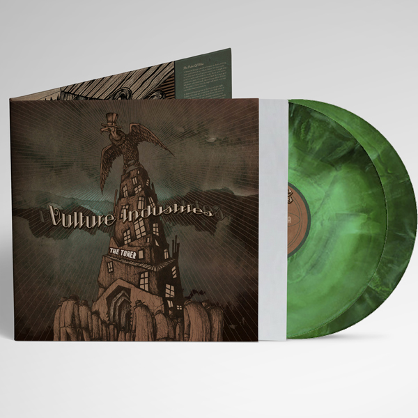 Vulture Industries – THE TOWER (GREEN/BLACK GALAXY SWIRL VINYL 2LP) Vinyl Double Album