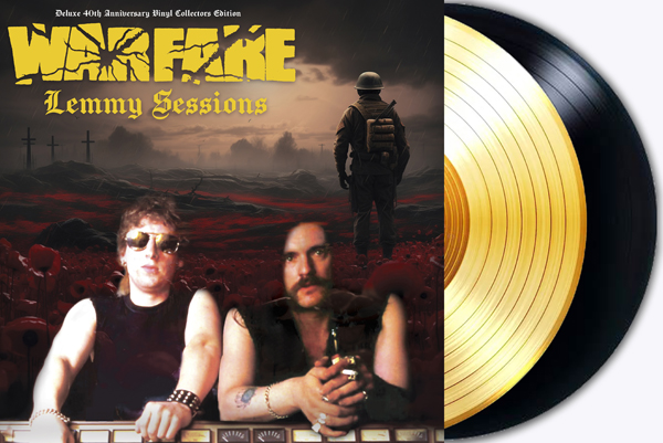 Warfare – LEMMY SESSIONS (GOLD VINYL LP+ BLACK VINYL 12″) Vinyl LP